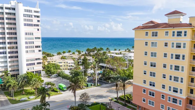 a view of an ocean beach