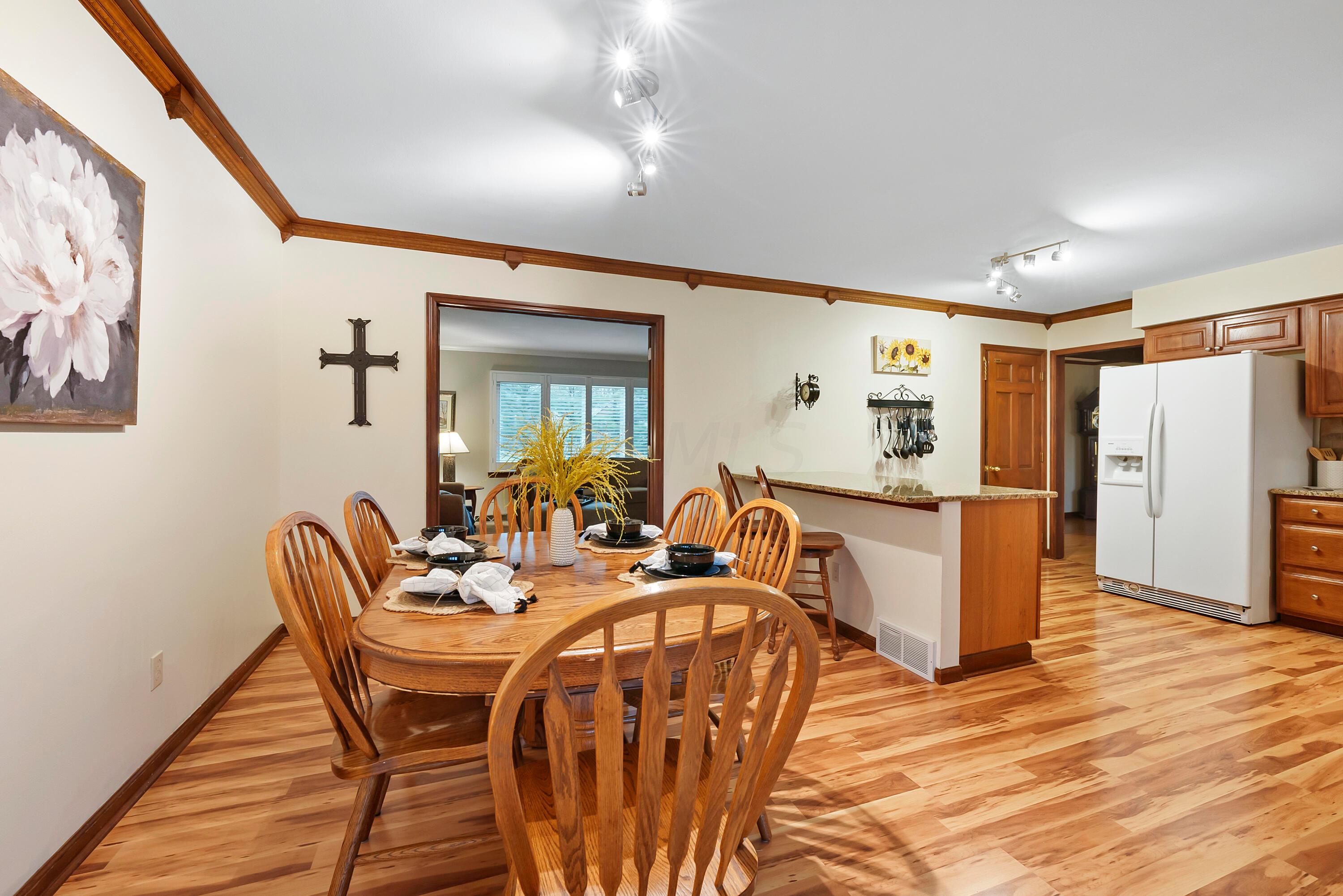 3174 Rome Corners Road Galena, OH 43021 - Photo 5 of 33 Granite counter space and room for 3 -4 stools or use as buffet for larger gatherings