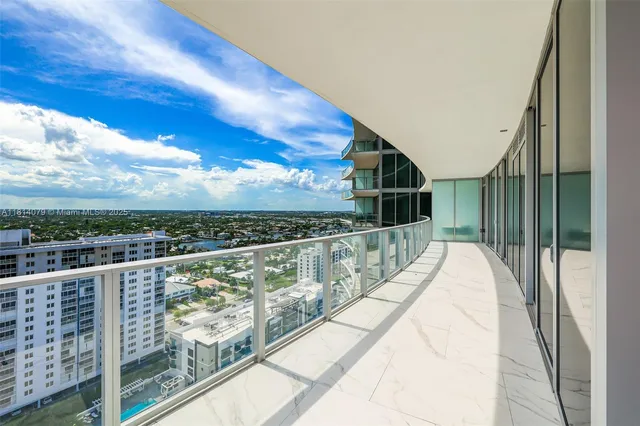 a view of balcony with outdoor space
