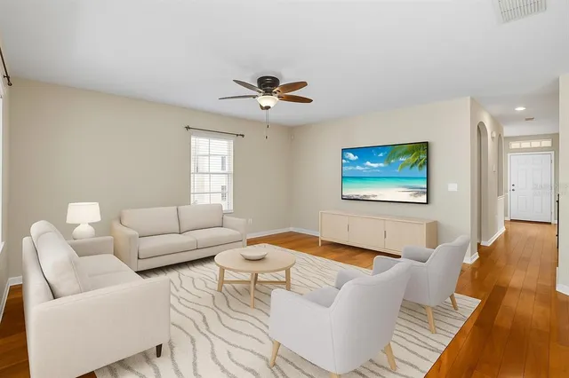 a kitchen with a sink stove and refrigerator