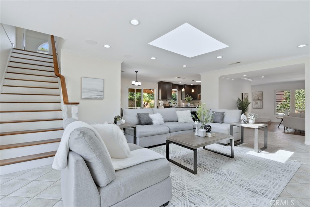 3935 Bon Homme Road Calabasas, CA 91302 - Photo 19 of 64 a living room with furniture and a wooden floor