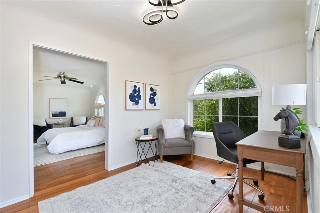 3935 Bon Homme Road Calabasas, CA 91302 - Photo 49 of 64 a living room with furniture and a large window