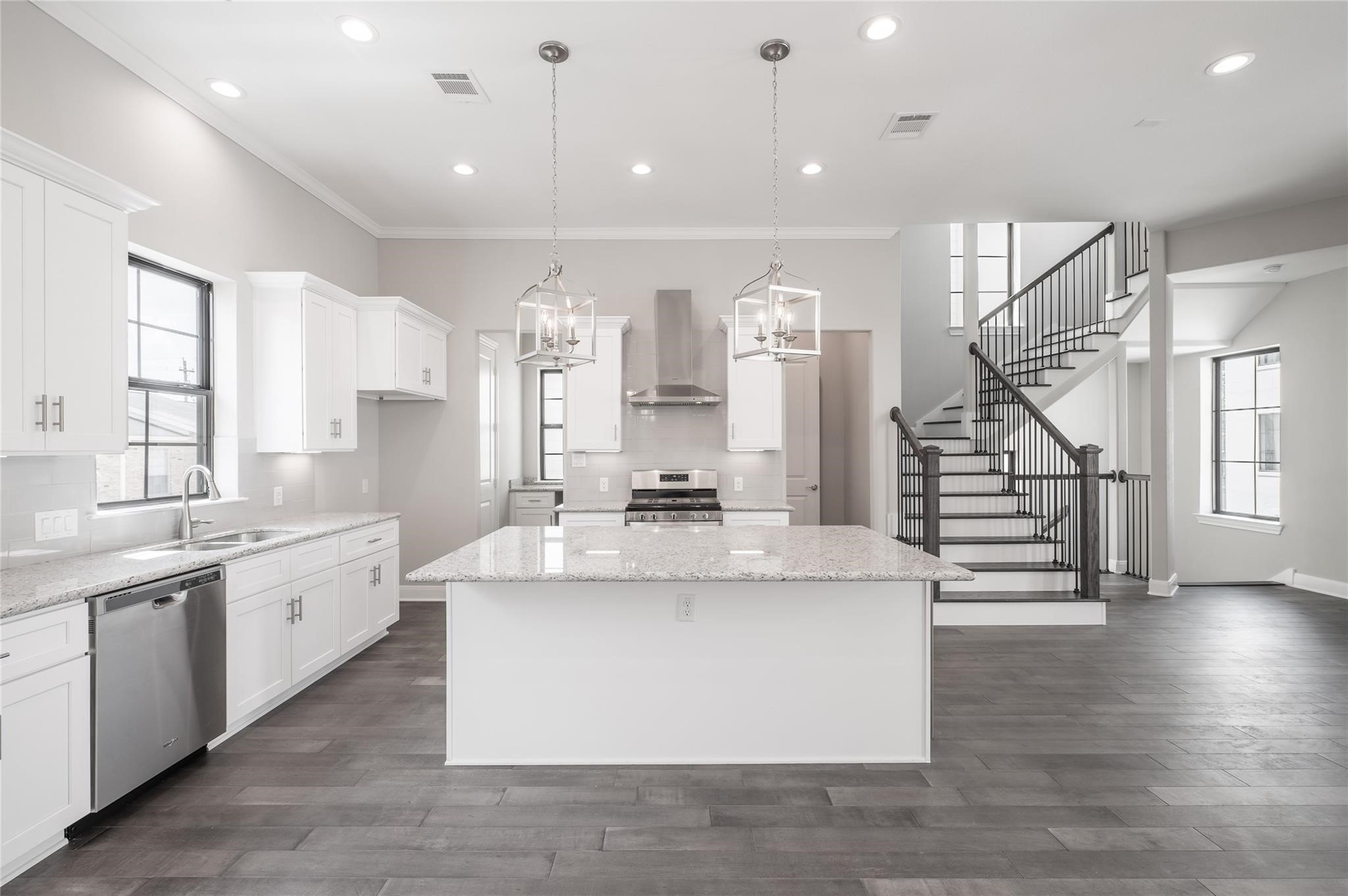 3327 Beverly Forest Drive Houston, TX 77057 - Photo 3 of 12 a view of kitchen with sink and refrigerator