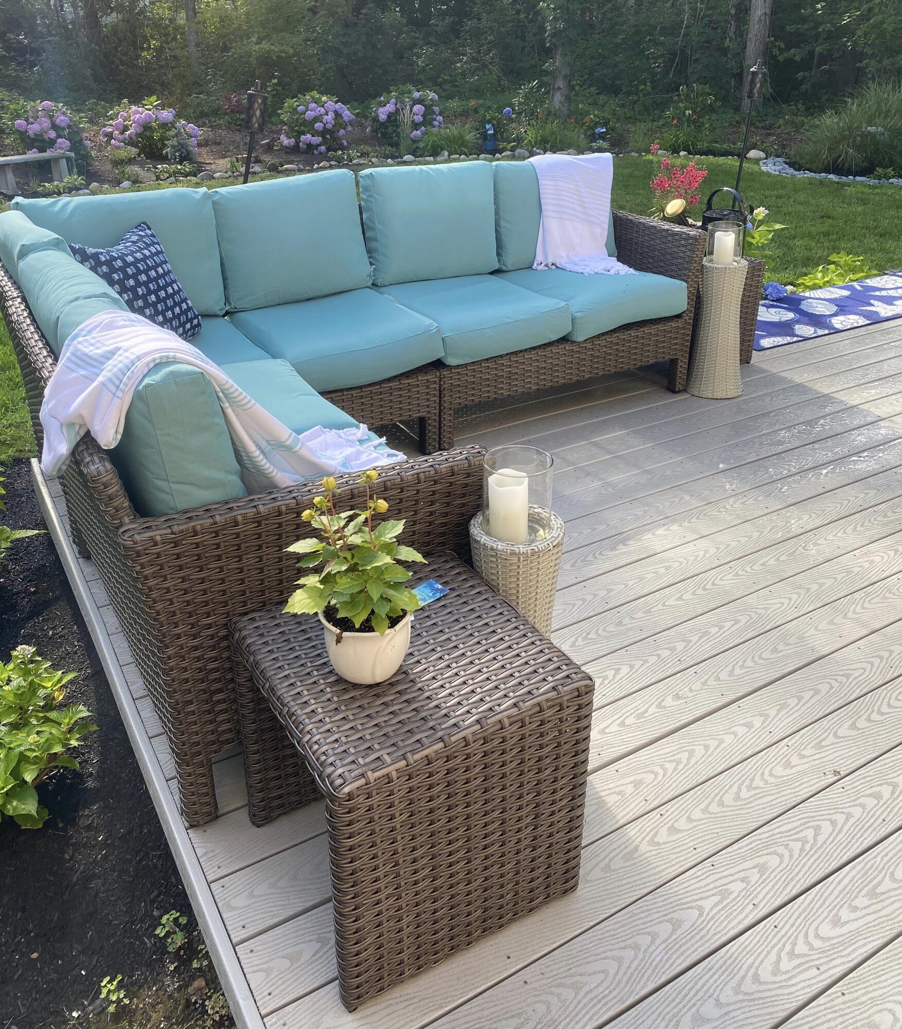 829 Pitcher's Way Hyannis, MA 02601 - Photo 30 of 32 a outdoor living space with furniture and garden view