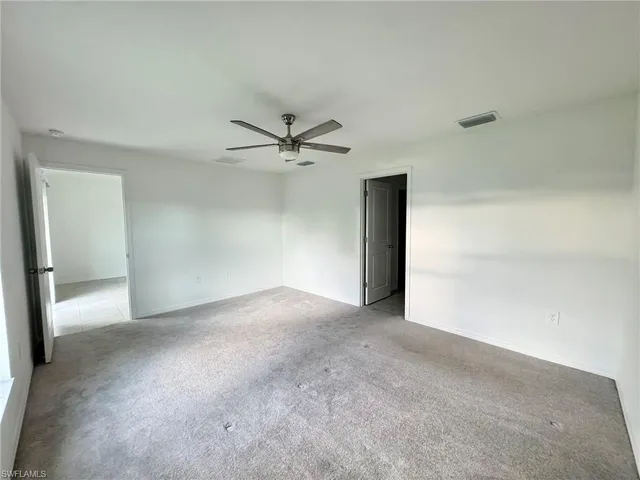 a view of a room with a empty space