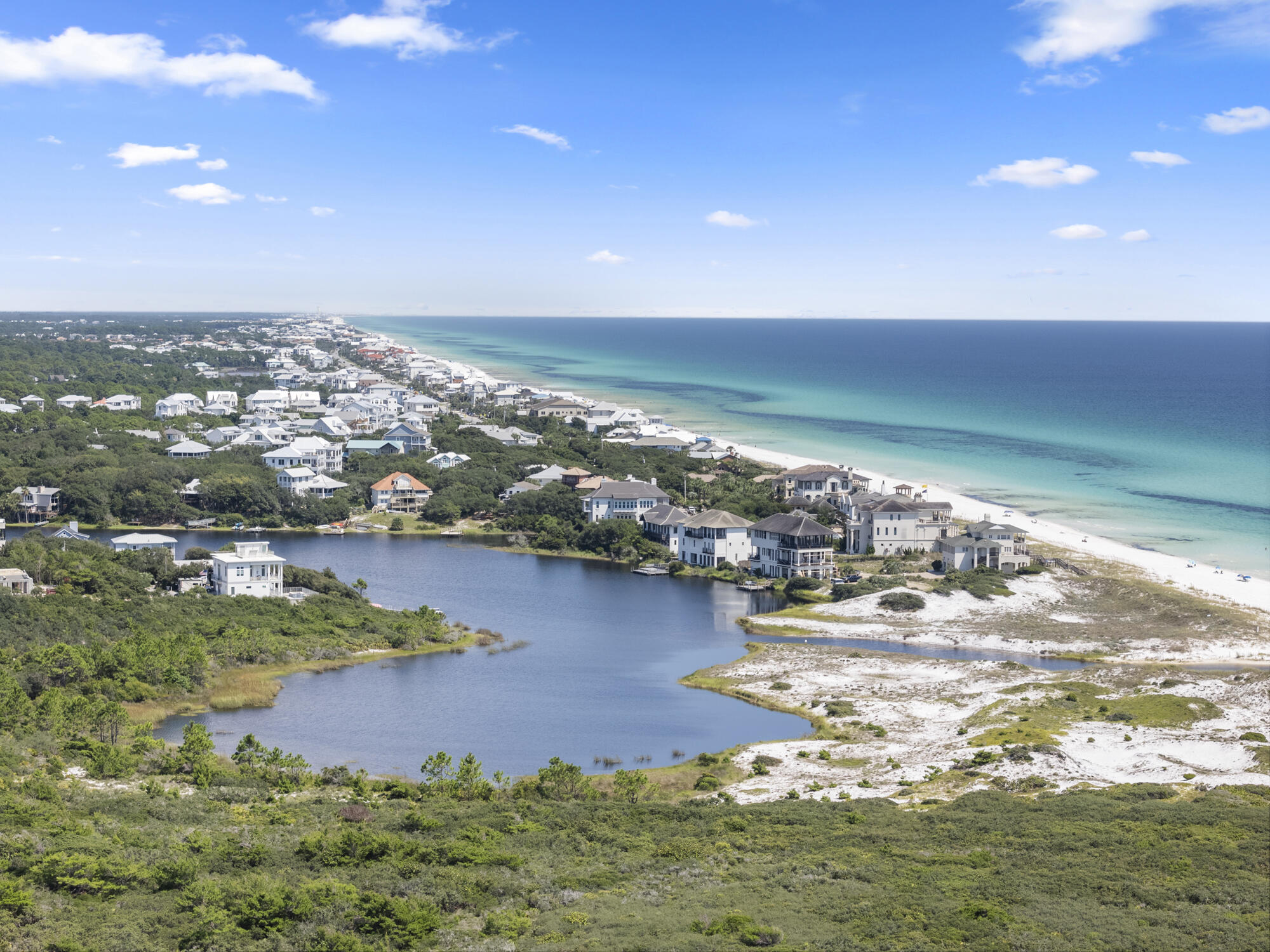 48 Cypress Walk Santa Rosa Beach, FL 32459 - Photo 8 of 17 an aerial view of residential building with ocean view