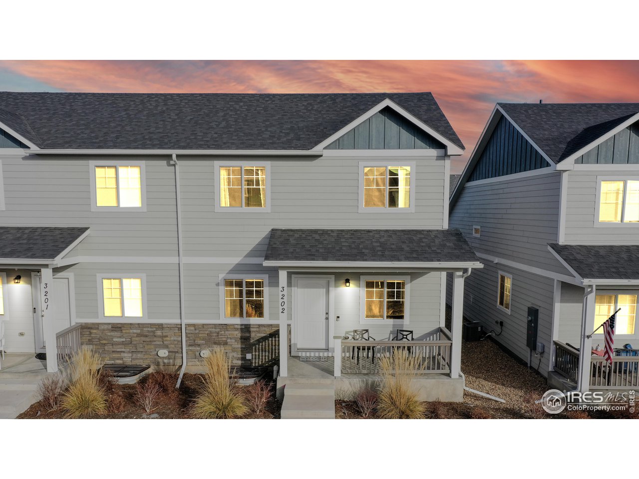 4355 24th Street Road, Unit 3202 Greeley, CO 80634 - Photo 2 of 33 Twilight look at 4355 24th St Rd 3202