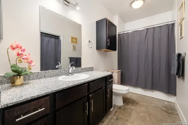 a view of a terrace with skyline