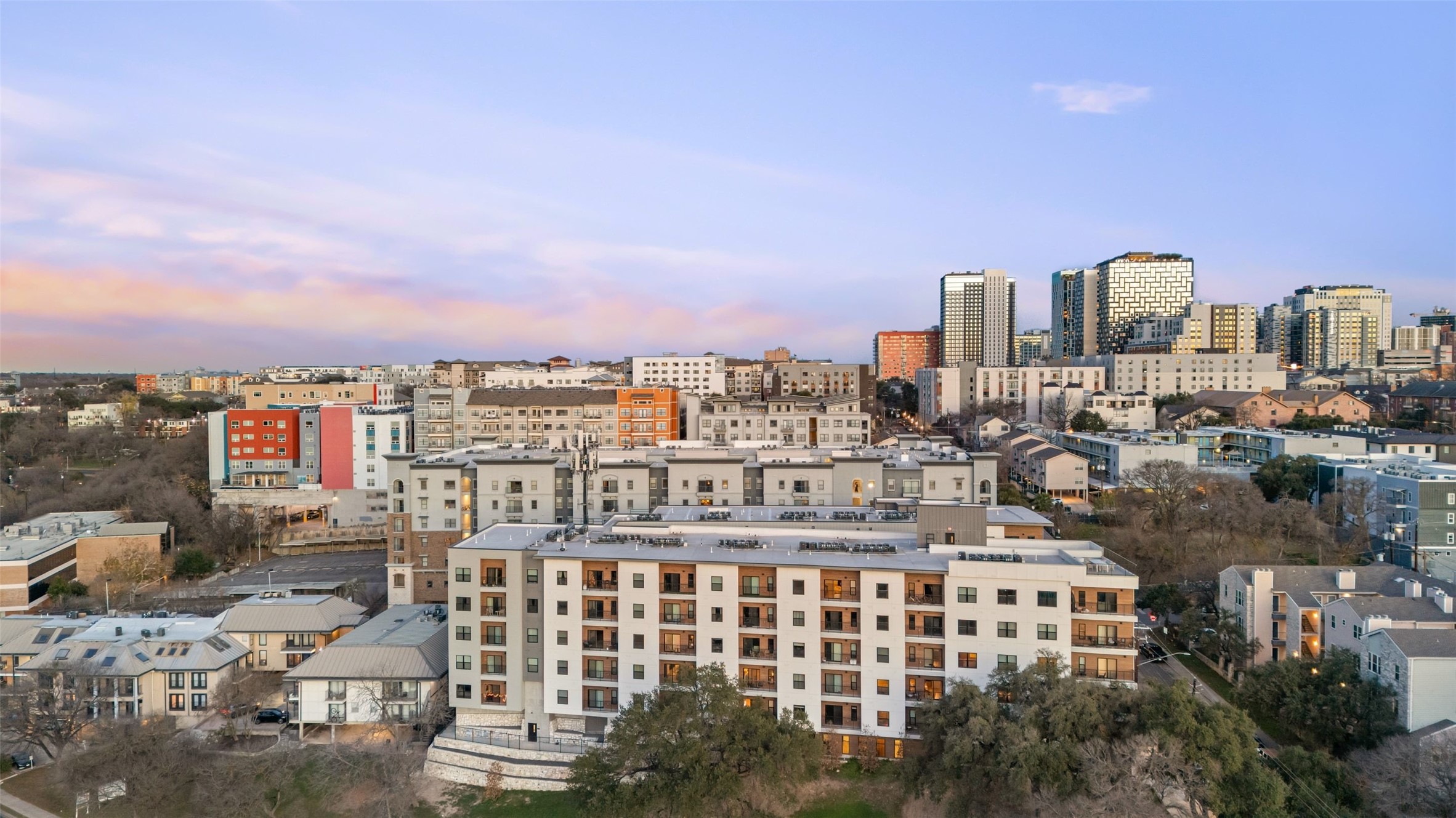 2500 Longview Street, Unit 418 Austin, TX 78705 - Photo 37 of 40 Walkable neighborhood just off 25th and Lamar Boulevard with lots of dining and shopping, Pease Park, Shoal Creek as well as downtown Austin. It’s all here waiting for you.