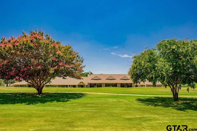 a view of a golf course