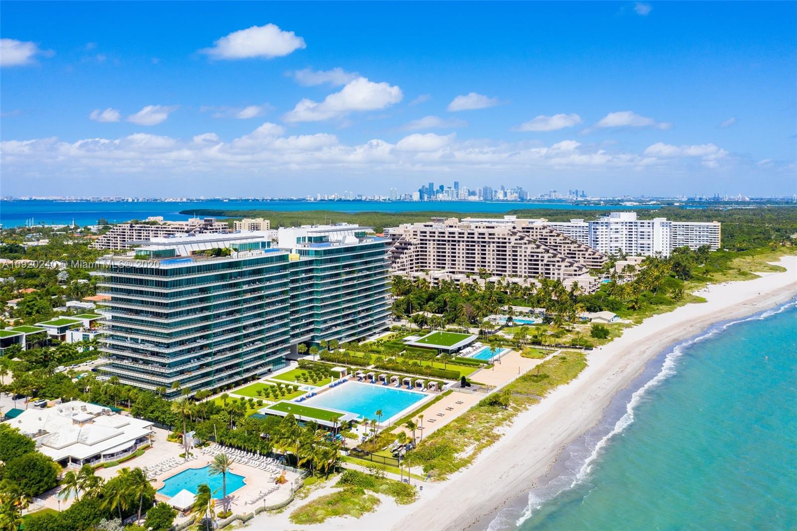360 Ocean Drive, Unit 804S Key Biscayne, FL 33149 - Photo 49 of 49 a view of a balcony with city