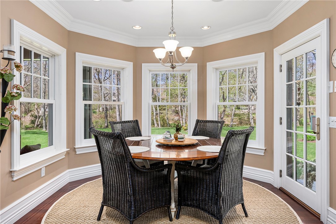 5790 Post Road Charlestown, RI 02813 - Photo 7 of 47 Breakfast Nook overlooking the rear of the property