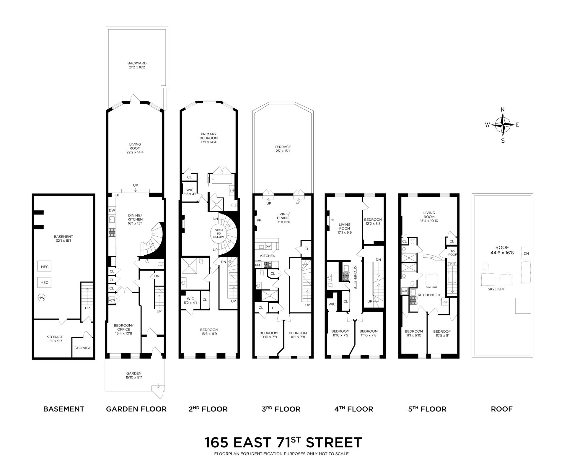 165 East 71st Street Manhattan, NY 10021 - Photo 12 of 12 a black and white photo of a living room