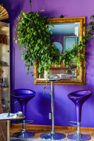 a view of an entryway with a lot of stuff