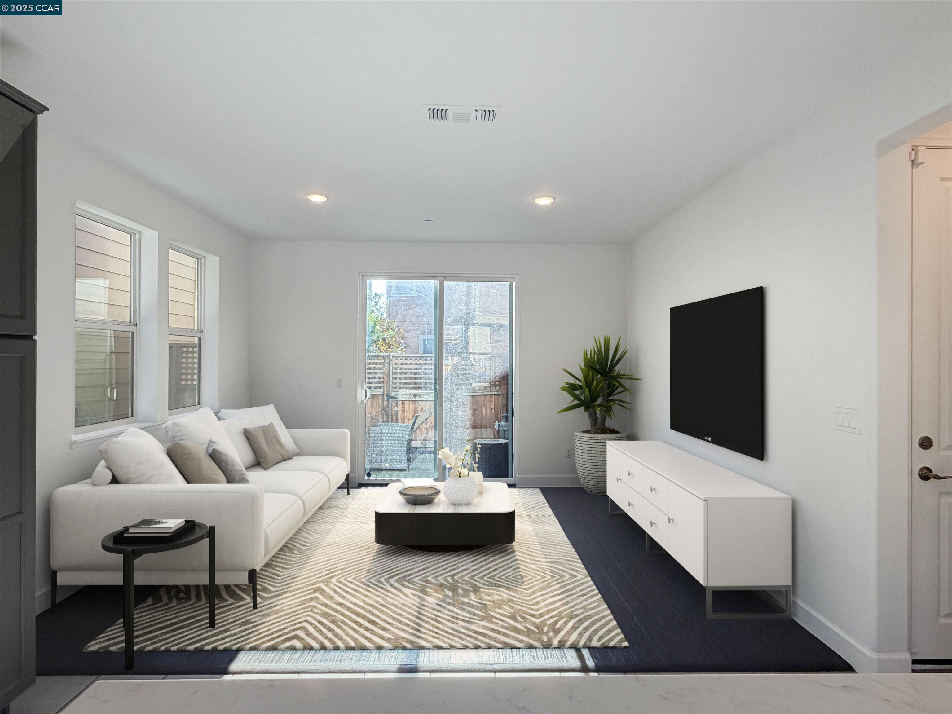 1861 Shasta Lane Hercules, CA 94547 - Photo 11 of 22 a living room with furniture and a flat screen tv