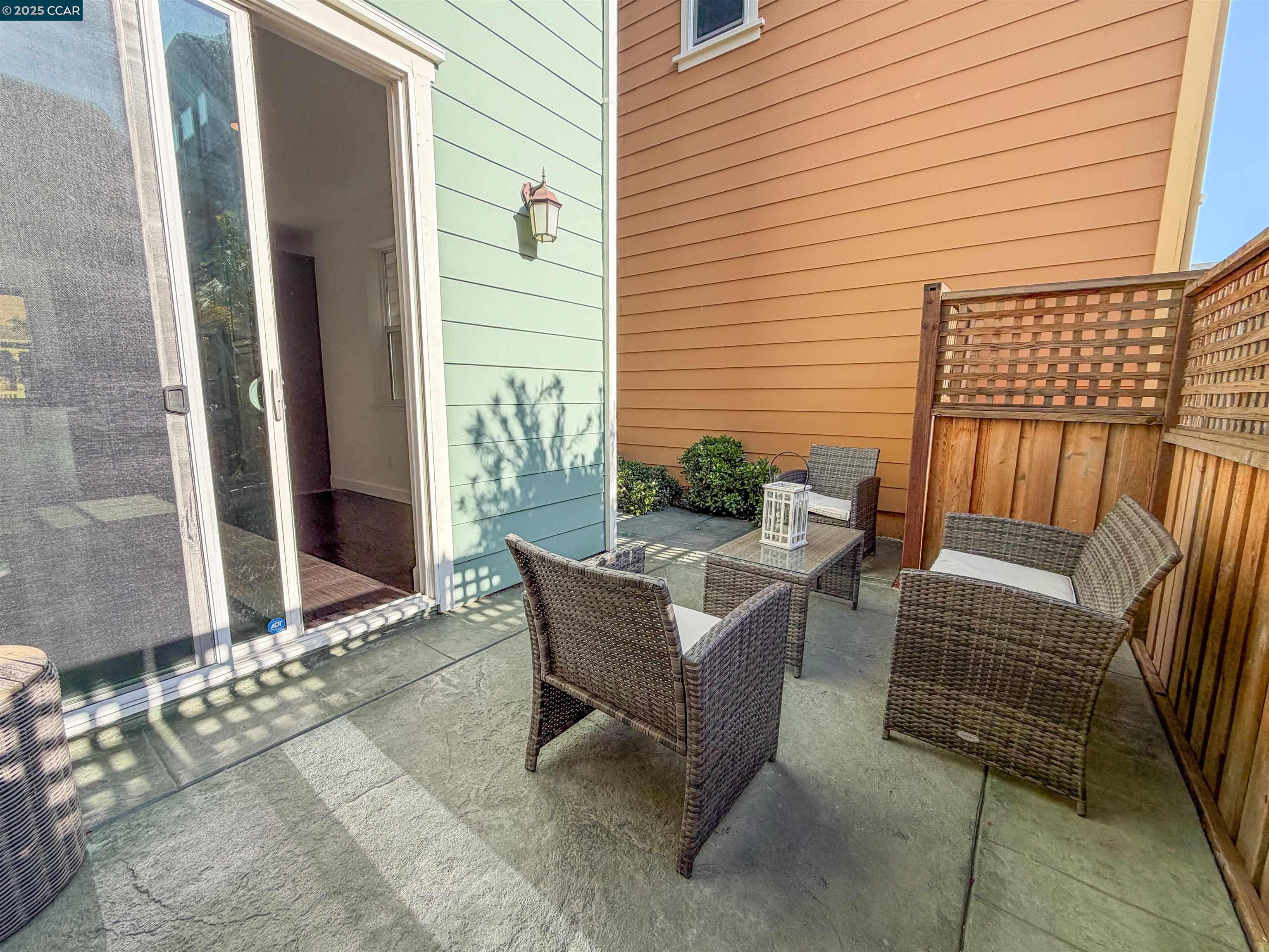 1861 Shasta Lane Hercules, CA 94547 - Photo 20 of 22 a view of a patio with a table and chairs