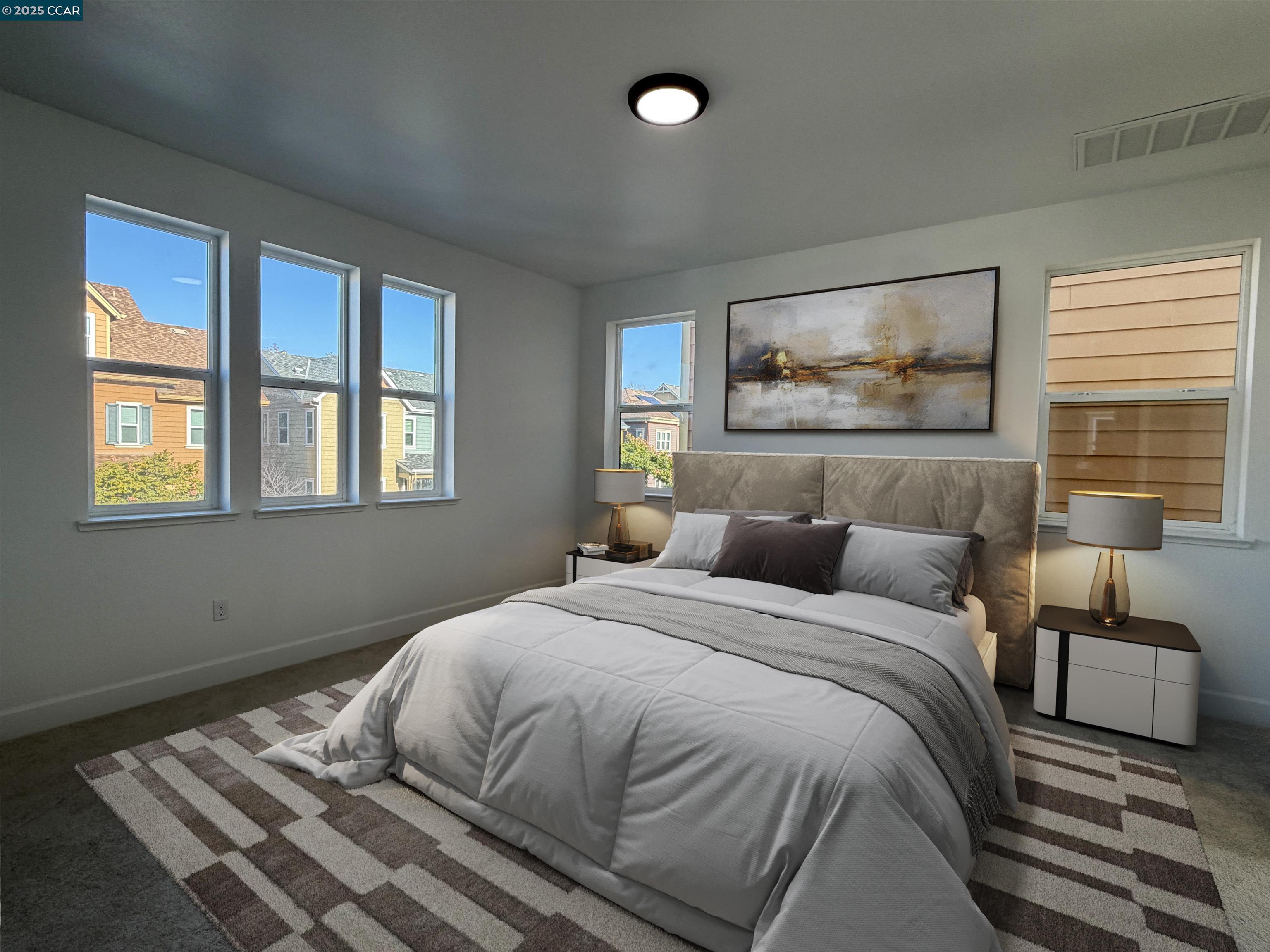 1861 Shasta Lane Hercules, CA 94547 - Photo 10 of 22 a bedroom with a bed and a large window