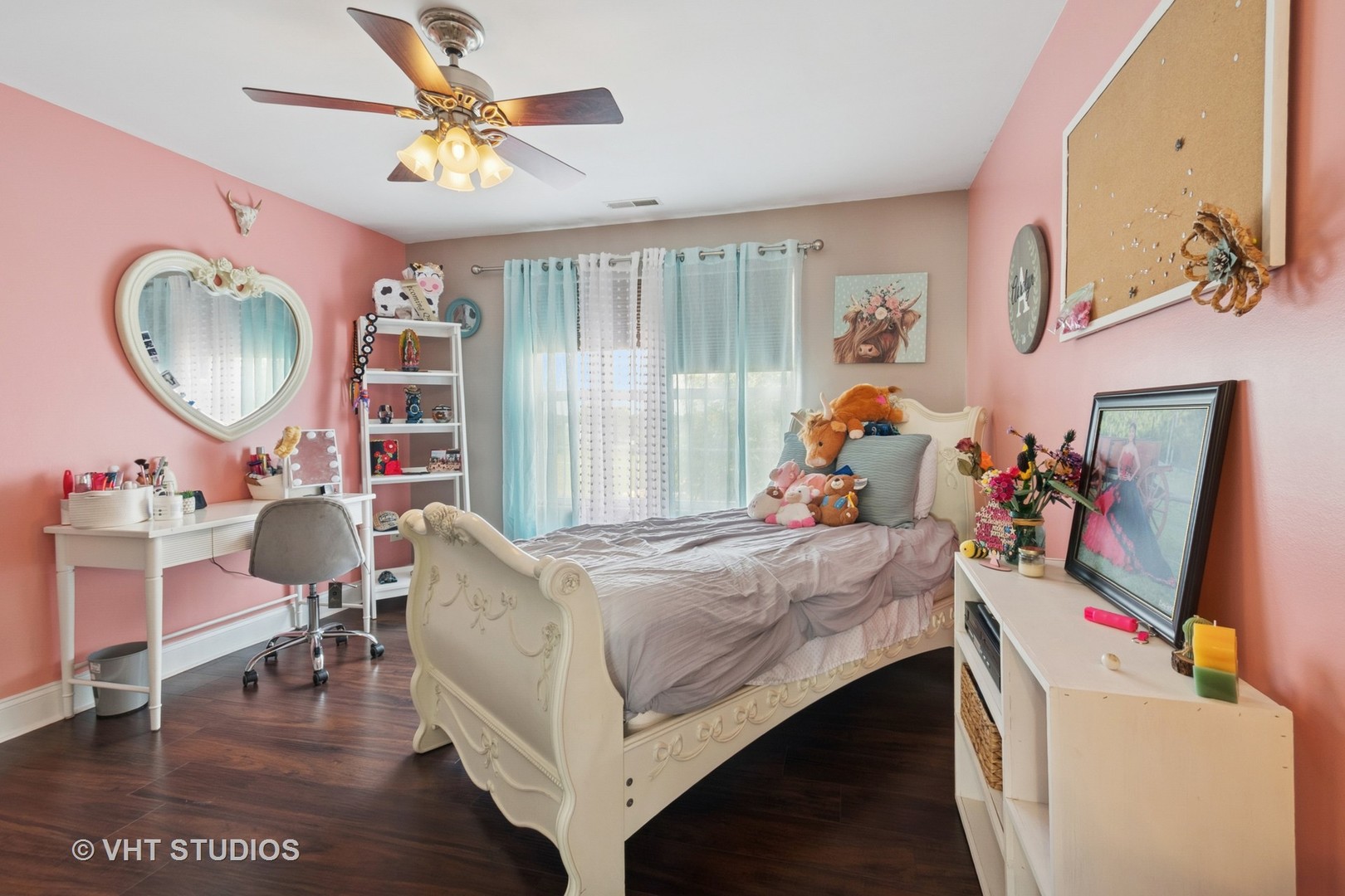 259 Fir Street Beecher, IL 60401 - Photo 23 of 38 a bed room with a bed mirror and a window