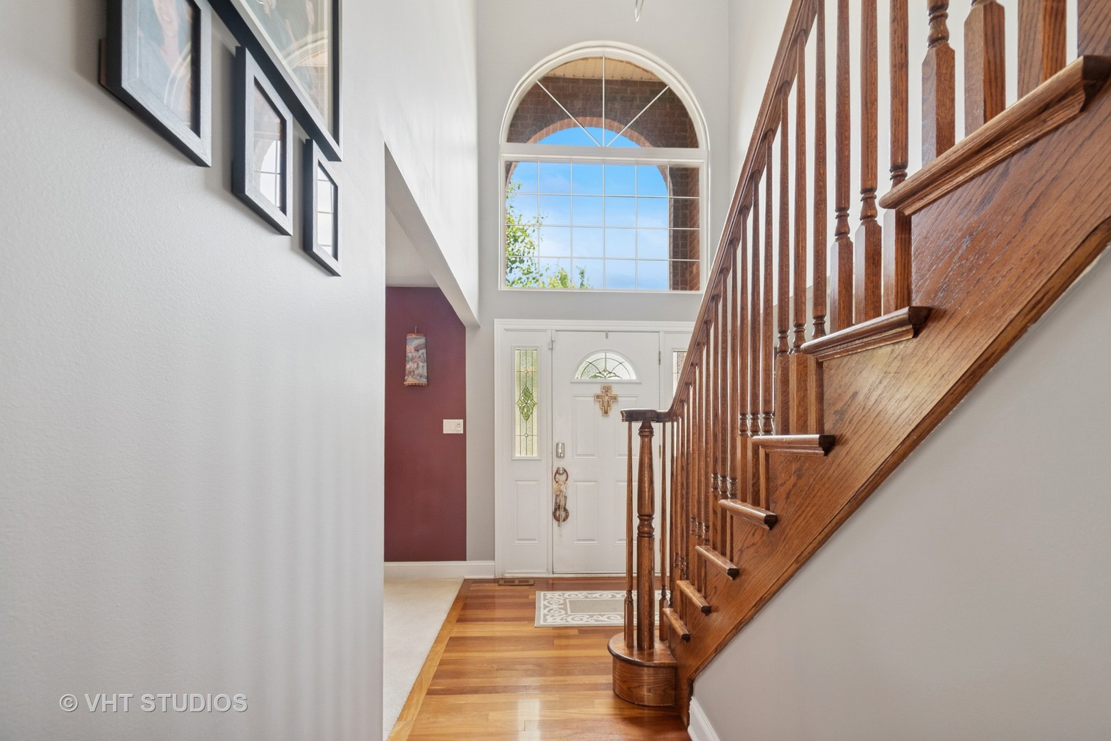 259 Fir Street Beecher, IL 60401 - Photo 3 of 38 a view of staircase with white walls and a window