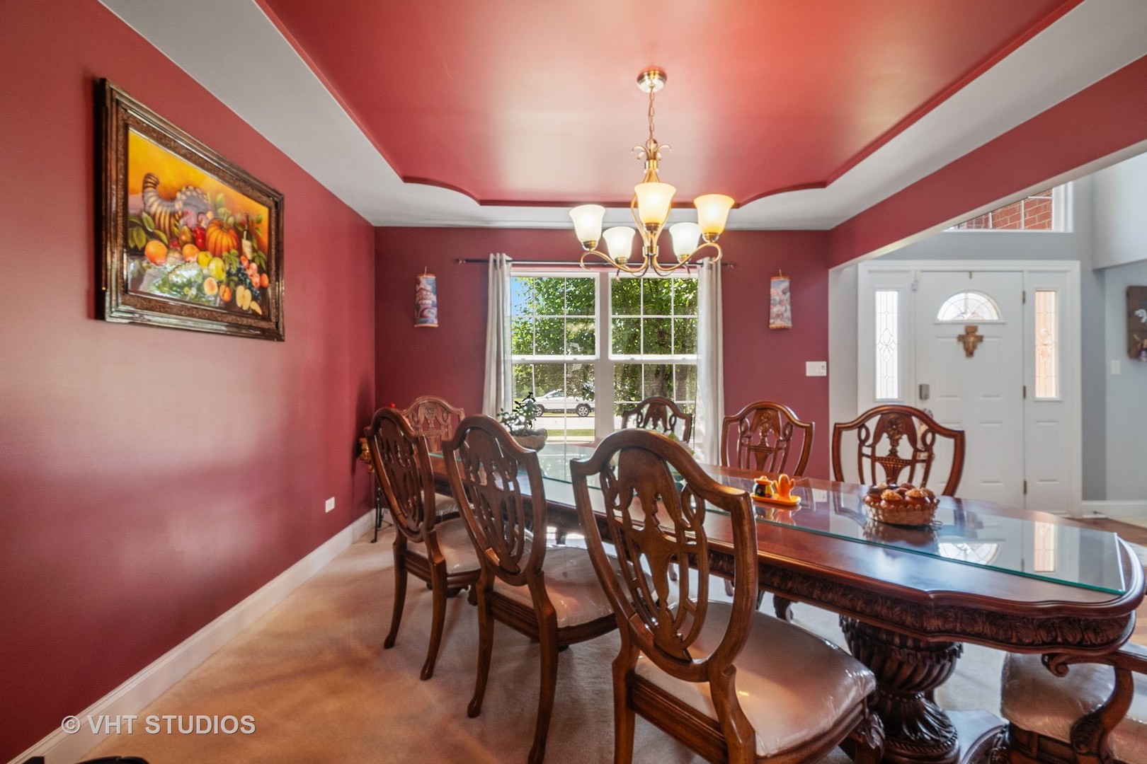 259 Fir Street Beecher, IL 60401 - Photo 5 of 38 a view of a dining room with furniture window and wooden floor