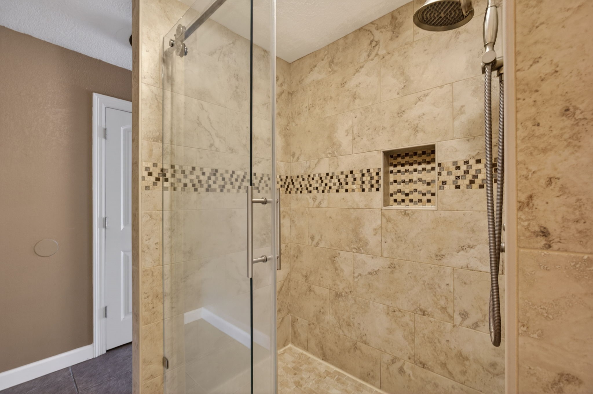 255 Gilmer Street Bridge City, TX 77611 - Photo 22 of 37 a bathroom with a shower