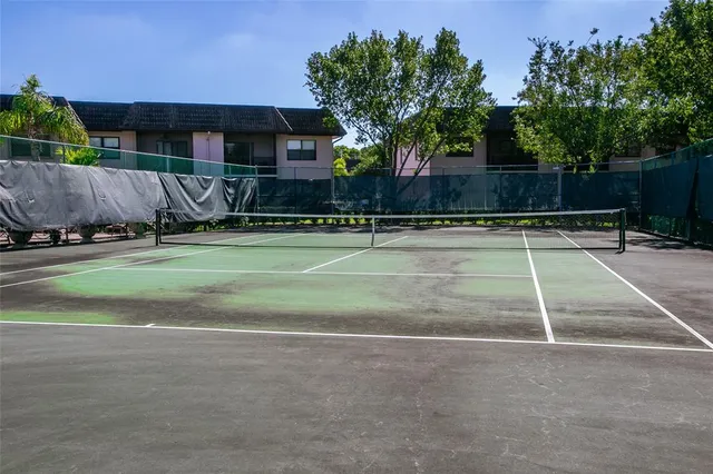 a view of a tennis court