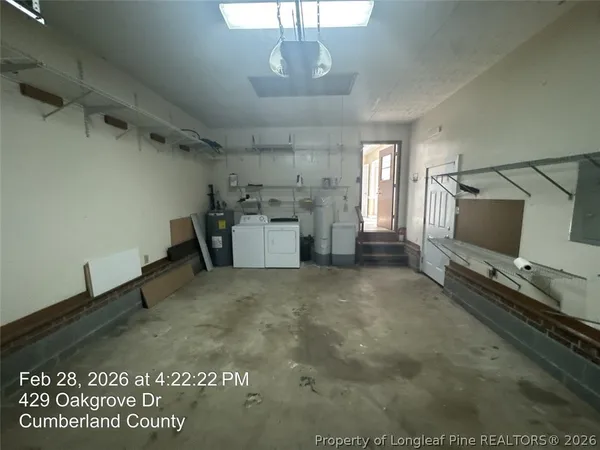 a view of a storage & utility room