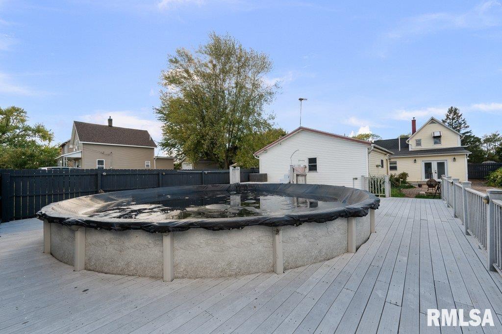 216 North Boss Street Kewanee, IL 61443 - Photo 34 of 36 a view of a house with backyard and sitting area