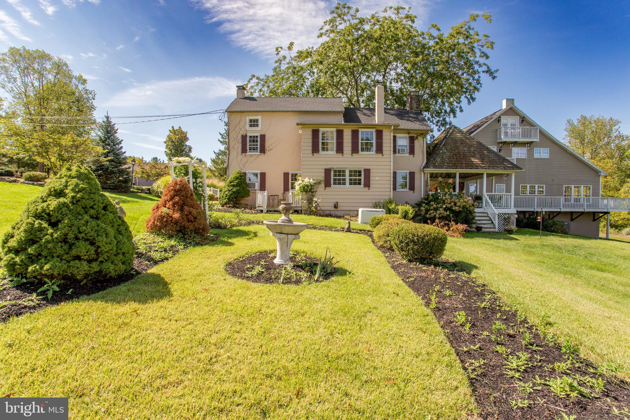 3605 Windy Bush Road New Hope, PA 18938 - Photo 45 of 55 a view of a house with a swimming pool