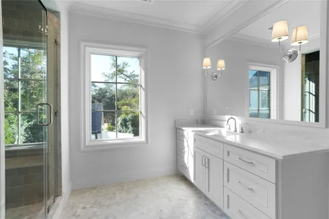 a view of swimming pool with a yard