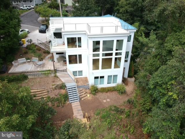 Aerial View from Creek