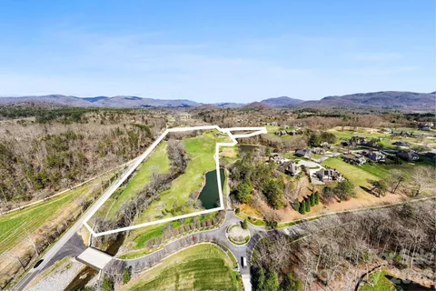a view of lake and mountain
