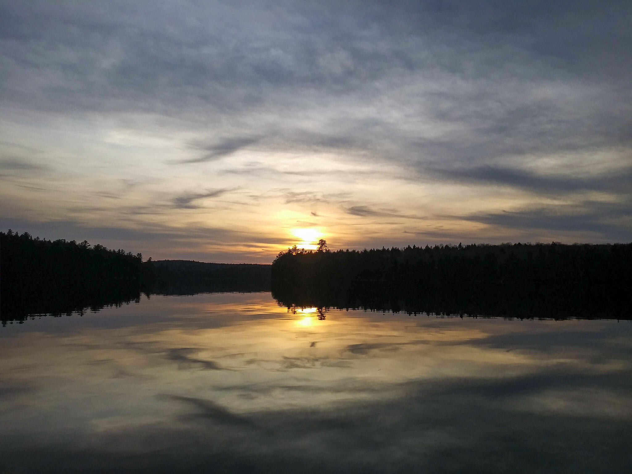 210 Spaulding Pond Road Lakeville, ME 04487 - Photo 33 of 37 210 Spaulding Pond_Sunset 1