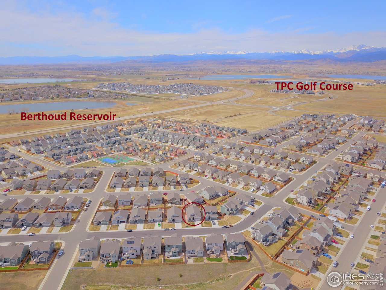 625 Ranchhand Drive Berthoud, CO 80513 - Photo 25 of 40 Aerial looking Southwest