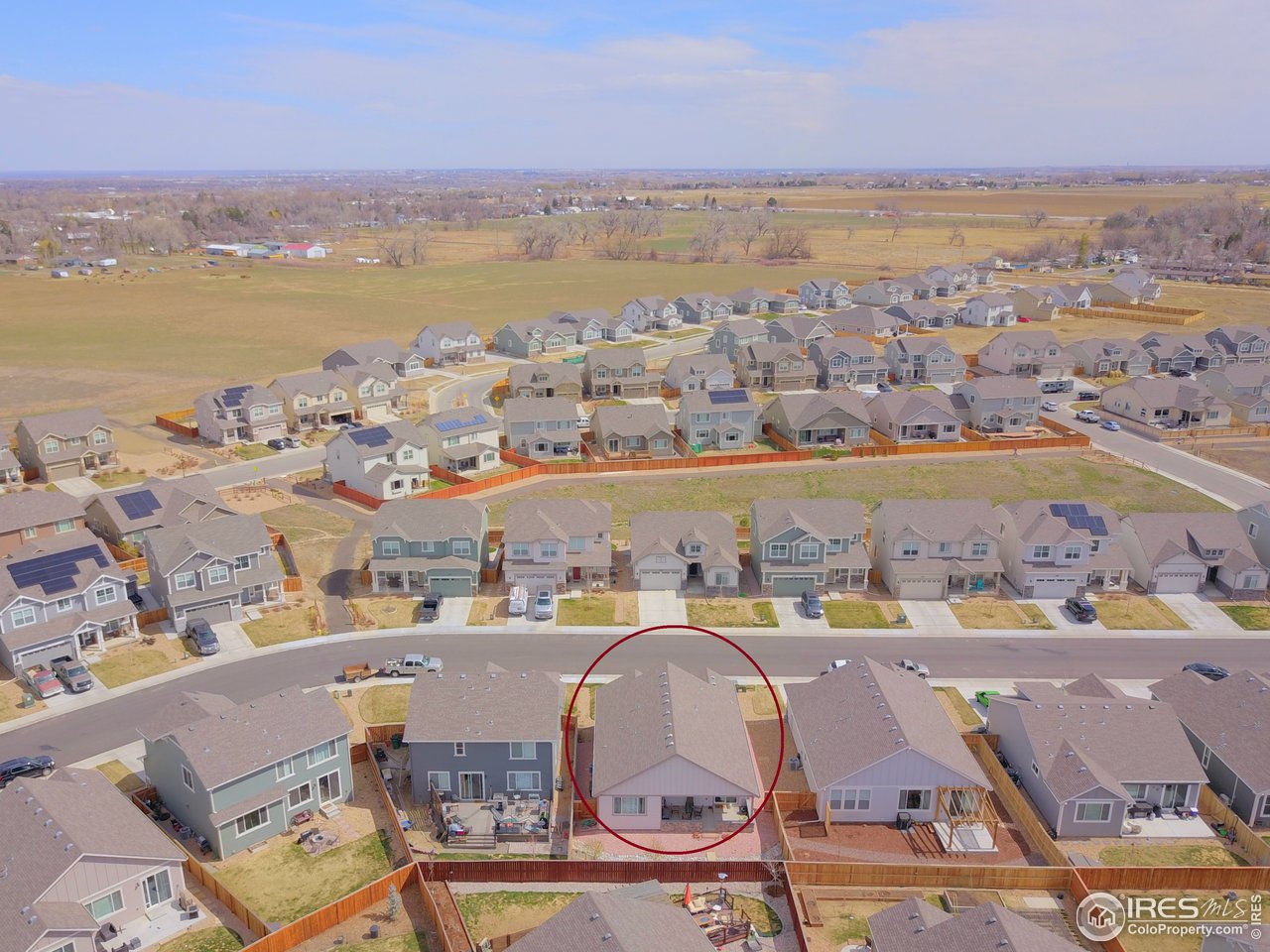 625 Ranchhand Drive Berthoud, CO 80513 - Photo 26 of 40 Aerial looking Northeast