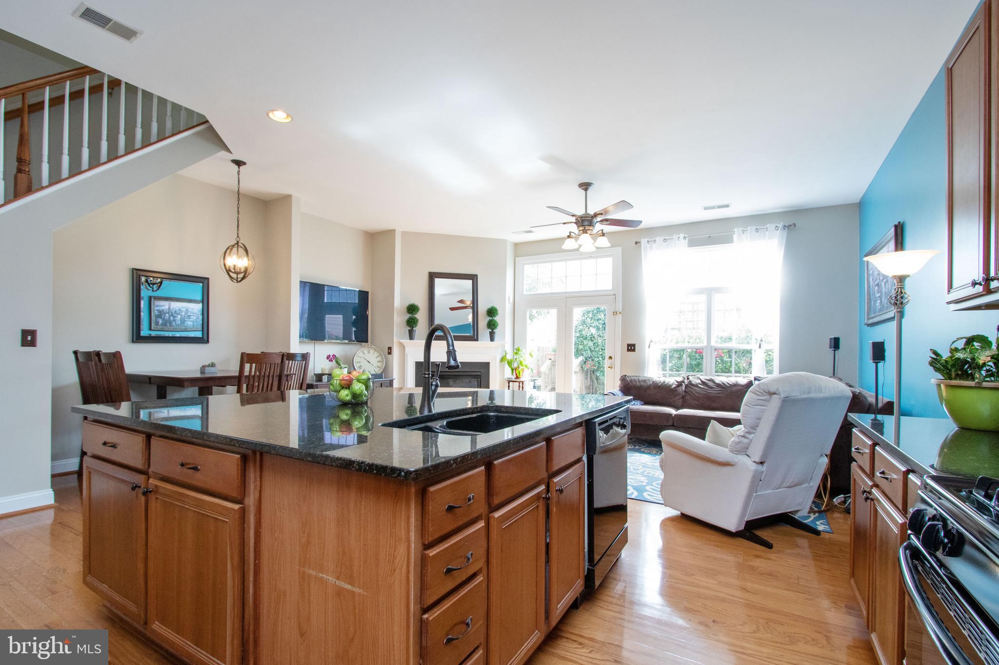 9036 Ribbon Falls Loop Bristow, VA 20136 - Photo 15 of 43 Gourmet Kitchen Opens to Family Room