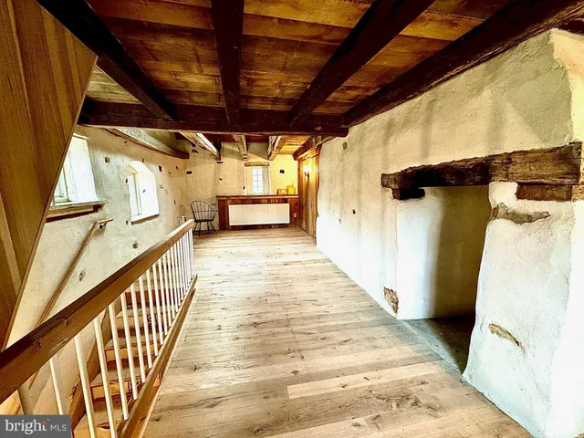 a view of a storage room