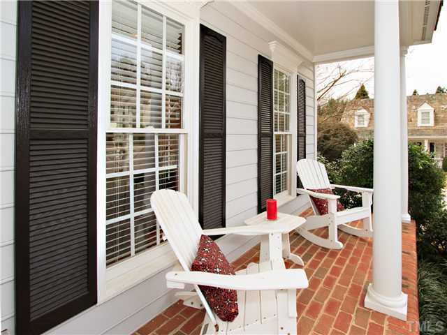 2021 Carrbridge Way Raleigh, NC 27615 - Photo 2 of 25 ROCKING CHAIR FRONT PORCH. MEET AND GREET YOUR NEIGHBORS FROM HERE. Porch