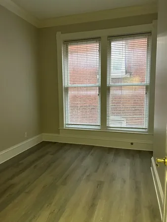 a view of a room with window