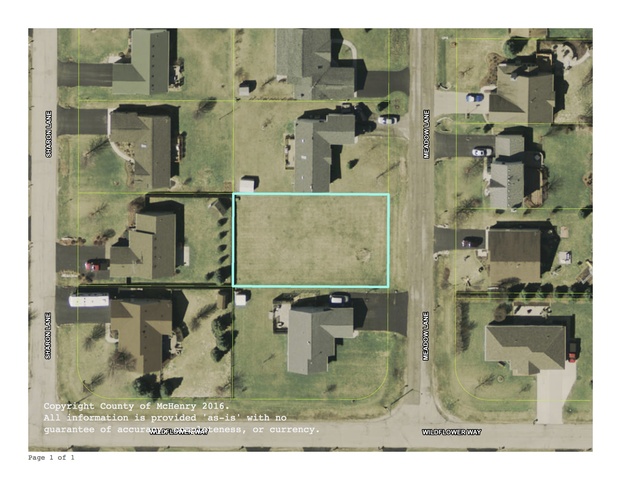 10111 Meadow Lane Hebron, IL 60034 - Photo 1 of 3 an aerial view of residential houses with outdoor space