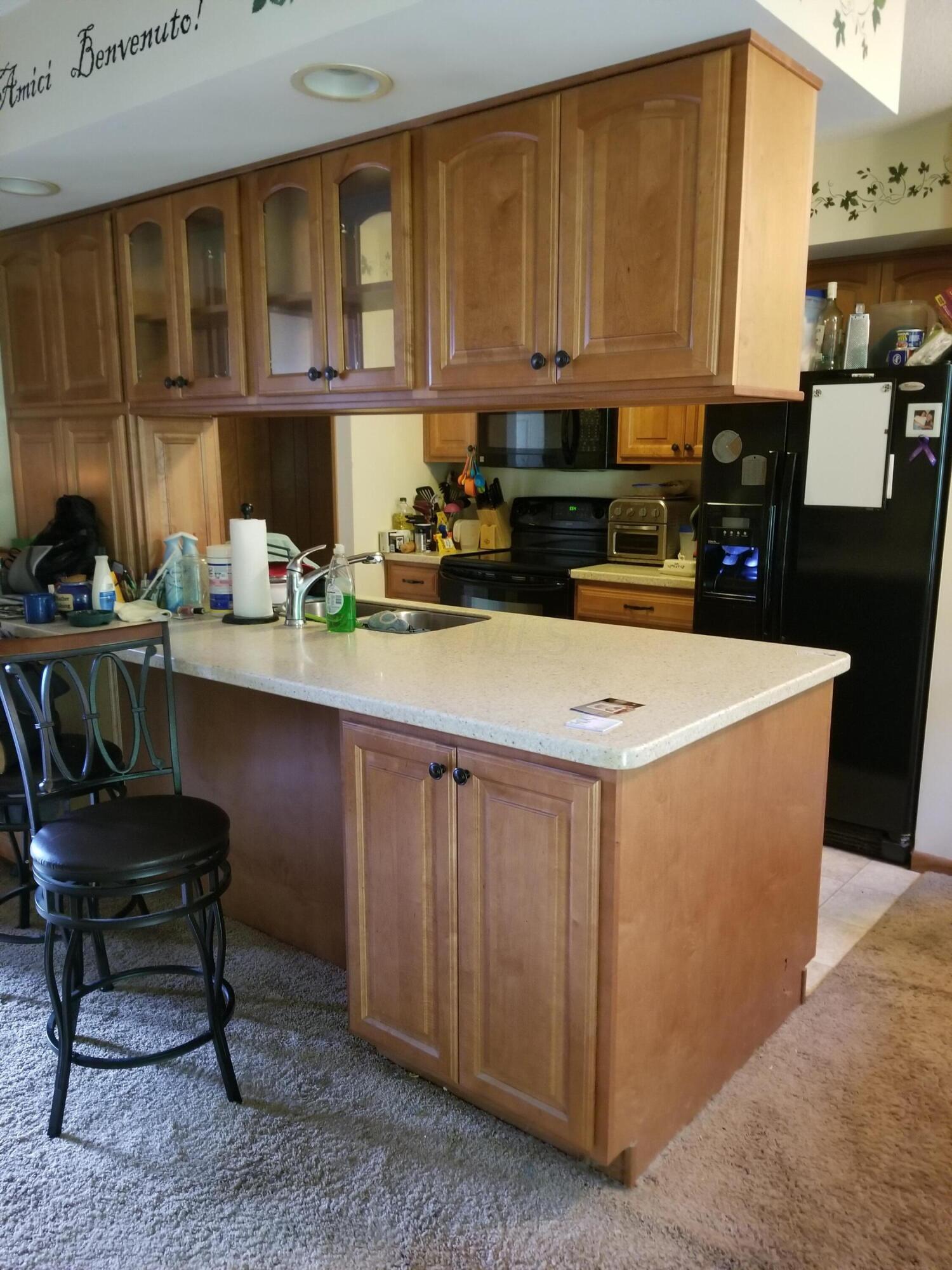 Updated kitchen, solid surface counters.