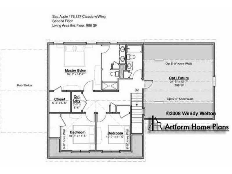 32 Newfield Road Freeport, ME 04032 - Photo 8 of 8 2nd Floor Plan.