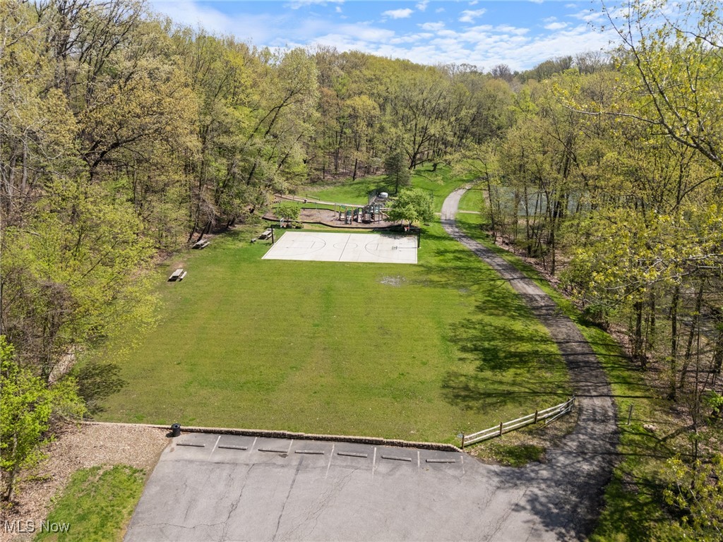 17800 Falling Leaves Road Strongsville, OH 44136 - Photo 38 of 39 Bird's eye view featuring a forest view
