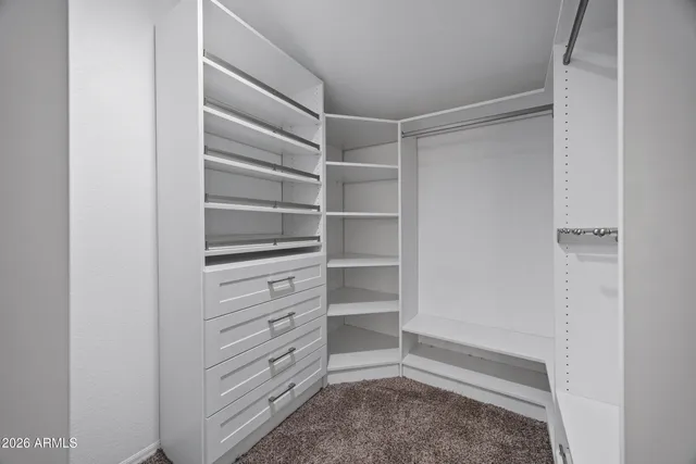 a view of walk in closet