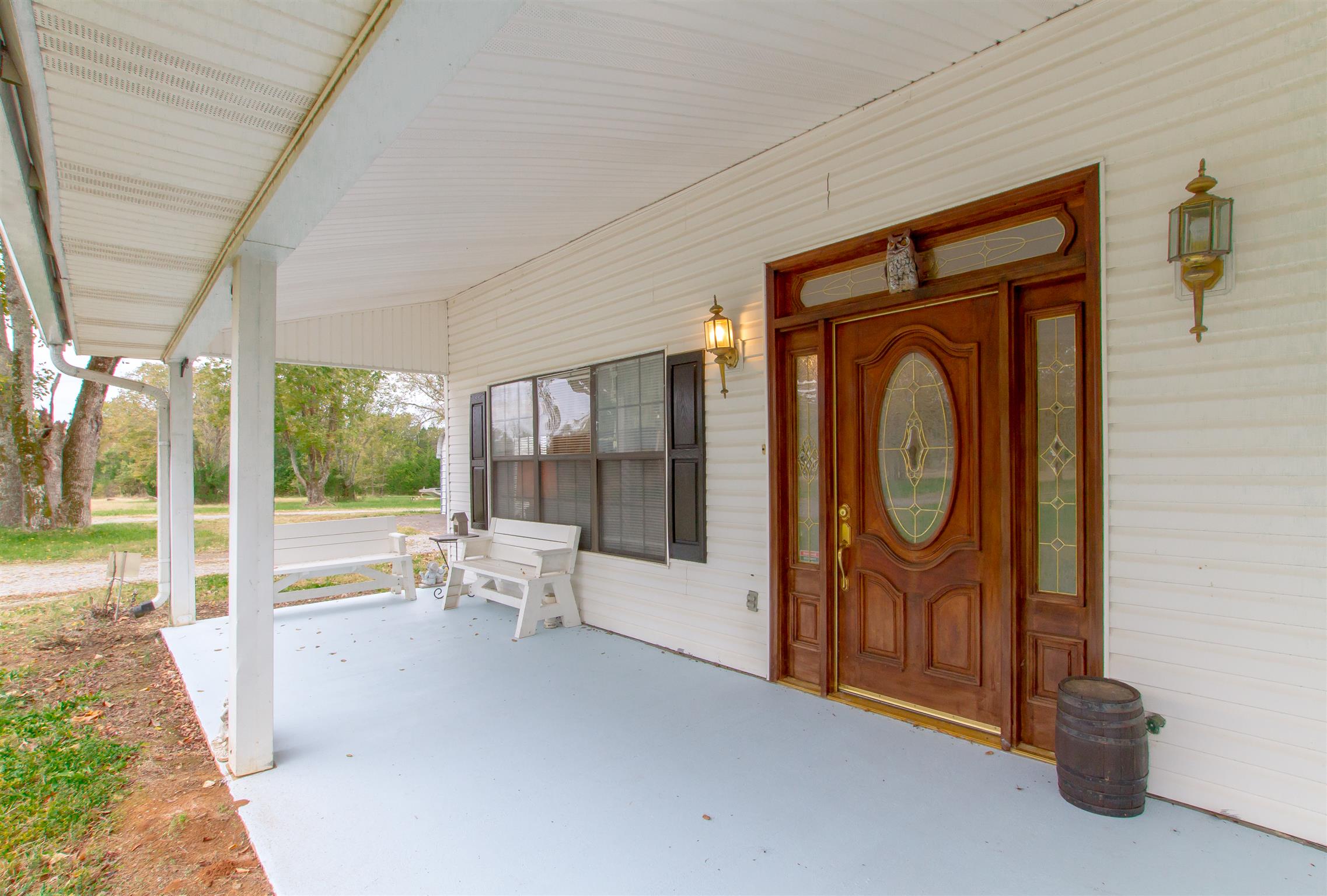 2284 Murray-Kittrell Road Readyville, TN 37149 - Photo 11 of 30 Large covered front porch with custom door