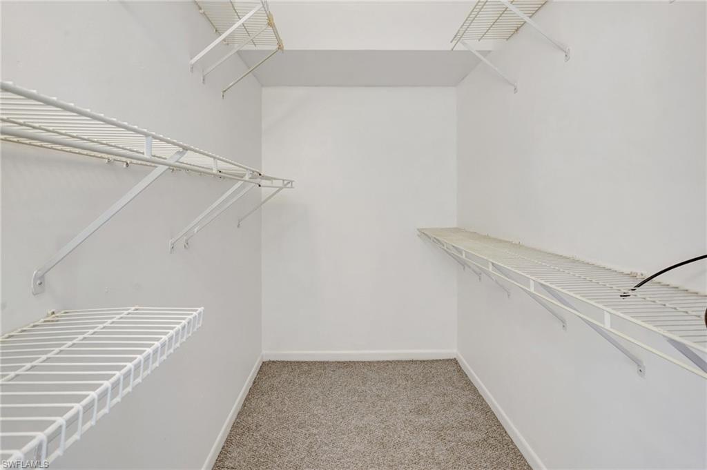 151 Cypress Way East, Unit D3 Naples, FL 34110 - Photo 28 of 46 Walk in closet featuring light carpet