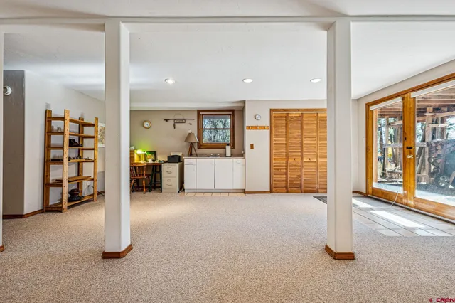 a view of storage and utility room