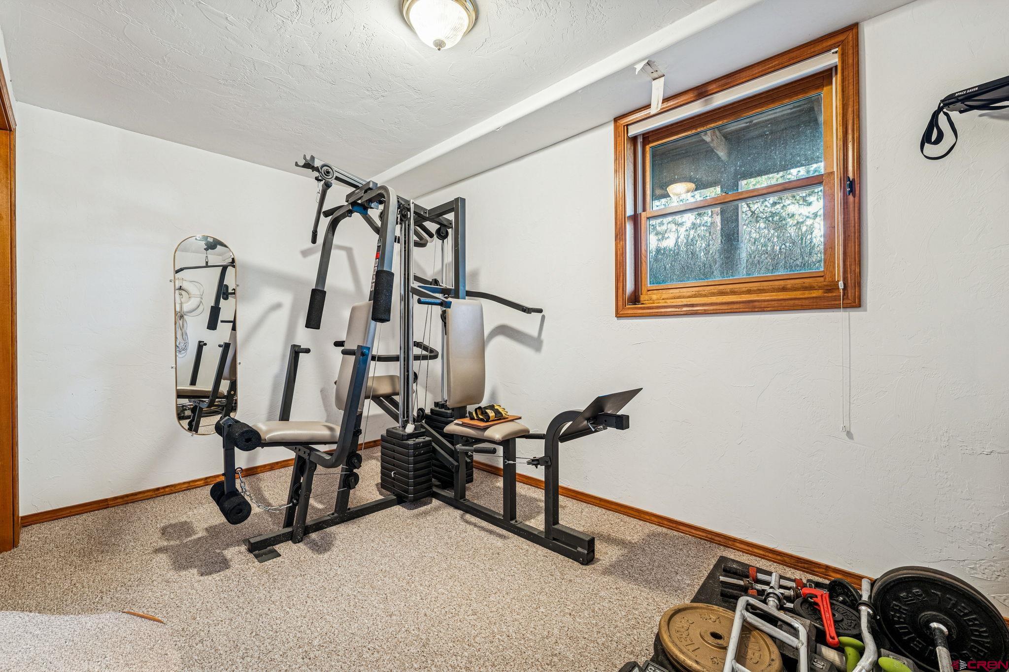145 Cliffside Drive Durango, CO 81301 - Photo 36 of 43 a view of a room with gym equipment
