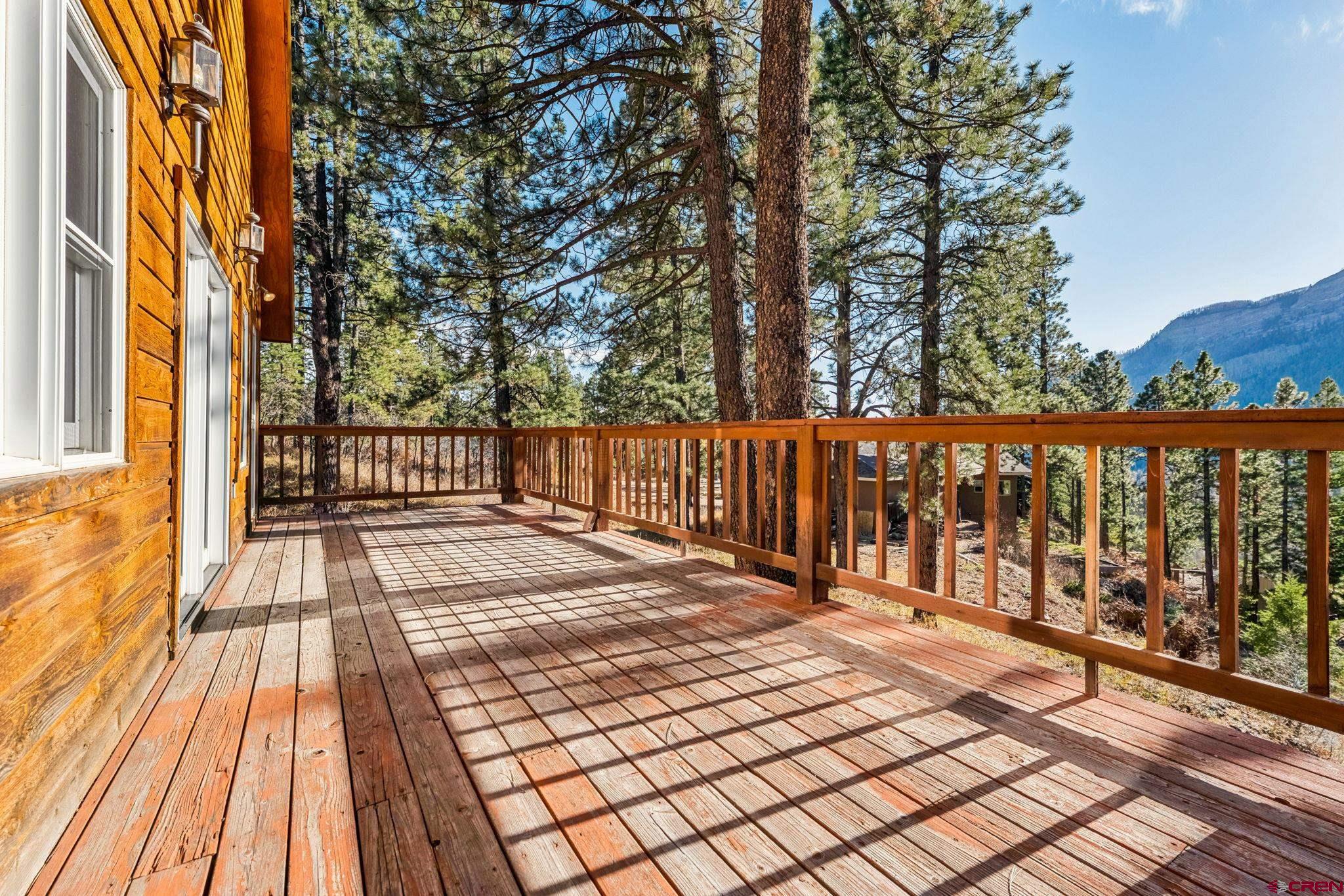 145 Cliffside Drive Durango, CO 81301 - Photo 7 of 43 a view of wooden balcony