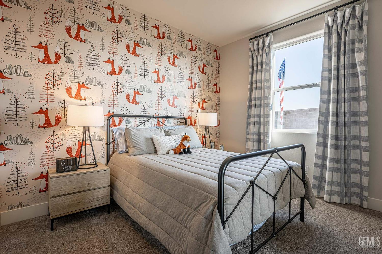 Undisclosed Address Bakersfield, CA 93311 - Photo 13 of 19 a bedroom with a bed and a window